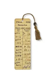 Zakładka do książki Karta biblioteczna Vintage Peter Pauper Press