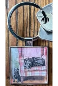 Brelok do kluczy K37 Psy Sophie&Scarlett