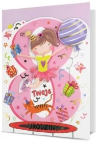 Karnet B6 Urodziny 8