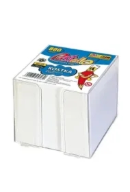 Kostka nieklejona 85x85mm 800 kartek biała