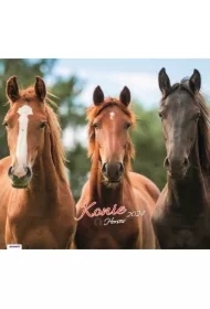 Kalendarz 2024 Ścienny Konie z ciekawostkami