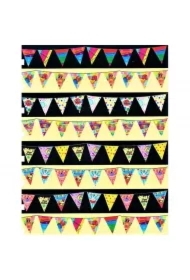 Baner urodzinowy Happy Birthday Flagi