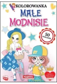Kolorowanka Małe modnisie