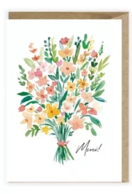 Kartka z podziękowaniem Merci K113