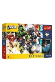 Zdjęcia - Puzzle i mozaiki Trefl Puzzle 60 elementów Premium Razem Silniejsi  17436 TR 
