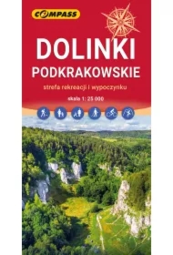 Dolinki Podkrakowskie mapa skala 1 : 25 000
