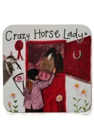 Podkładka pod kubek C244 Koniara Crazy Horse Lady