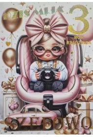 Karnet Urodziny 3 3K