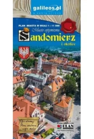 Plan miasta - Sandomierz i okolice 1:11 000