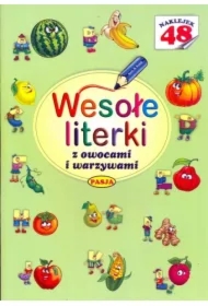 Wesołe literki z owocami i warzywami