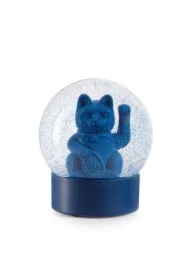 Kula śnieżna - Lucky Cat ciemny niebieski
