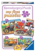 Zdjęcia - Puzzle i mozaiki Ravensburger Puzzle 4w1 W pracy 