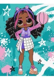 Malowanie po numerach - Tweens LOL Skate Dance