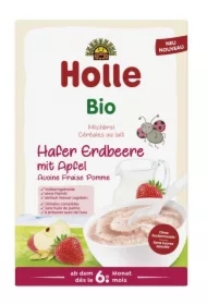 Kaszka owsiana mleczna truskawkowo-jabłkowa bez dodatku cukrów od 6 miesiąca