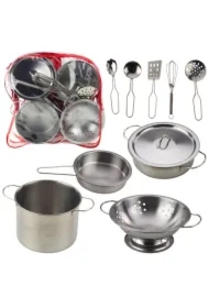 Zestaw kuchenny metalowy 12el