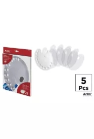 Paleta malarska plastikowa 22x28cm 5 szt