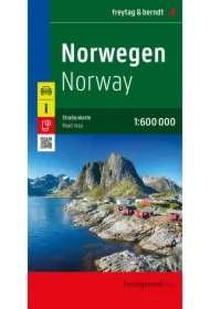 Mapa Norwegia 1:600 000