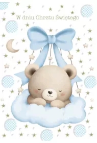 Kartka okolicznościowa Chrzest