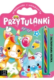 Malowanka z naklejkami Przytulanki