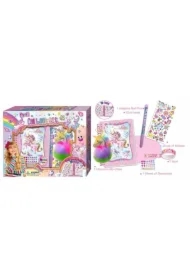 Pamiętnik na spirali z breloczkiem Jednorożec