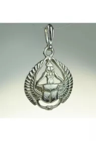 Skarabeusz ze skrzydłami, nieoksydowany