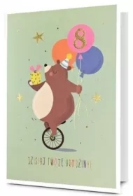 Karnet B6 Urodziny 8