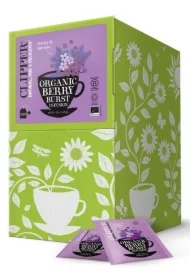 Herbatka o smaku czarnej porzeczki i maliny