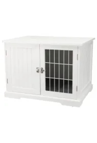 Buda domowa dla psów i kotów, M: 73 x 53 x 53 cm, biała