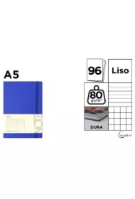 Notatnik A5/96K indygo MIX