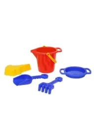 Wiaderko z akcesoriami do piasku 5el