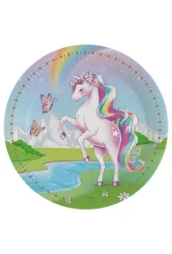 Talerze owalne papierowe 23cm