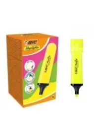 Zakreślacz Highlighter żółty neon (12 szt)