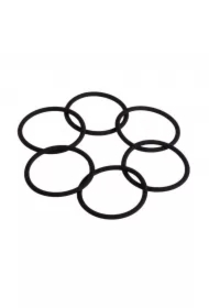 Gumki do włosów 12szt. Czarne 5820