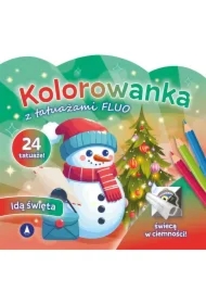 Kolorowanka z tatuażami flou Idą święta