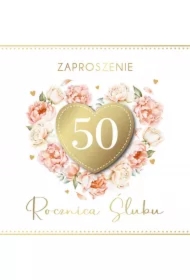 Zaproszenie Rocznica Ślubu