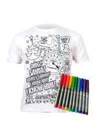 Koszulka do wielokrotnego kolorowania Elfy 7-8