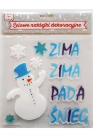 Żelowe naklejki dekoracyjne Zima, zima