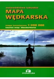 Mapa wędkarska województwa lubuskiego 1:200 000