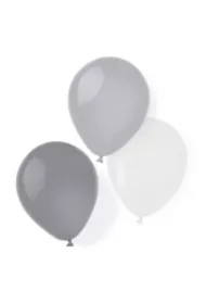 Balony lateksowe silver dream