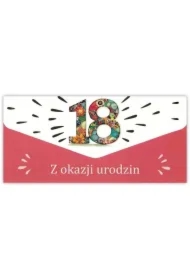 Karnet-koperta Urodziny 18