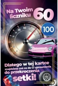 230 Karnet JCX Prawo Jazdy 60 urodziny damskie