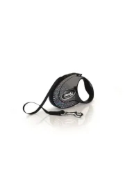 Smycz Glam Splash Mystic, S taśma 3 m, czarna