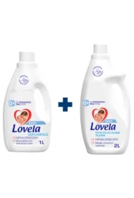 Płyn do płukania + Odplamiacz w żelu do ubranek niemowlęcych i dziecięcych Zestaw