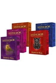 Pakiet Baśniobór. Tomy 1-5: Baśniobór, Gwiazda Wieczorna wschodzi, Plaga cieni, Tajemnice smoczego azylu, Klucze do więzienia demonów (barwione brzegi)