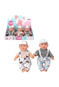 Lalka bobas w ogrodniczkach MIX