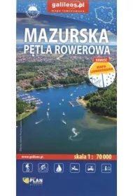 Mazurska Pętla Rowerowa 1:70 000 laminowana