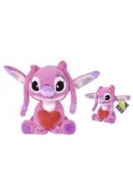 Disney maskotka pluszowa Angel Stitch z sercem 25cm