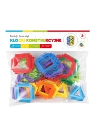 Klocki małych geniuszy Klocki konstrukcyjne figury przestrzenne 32el