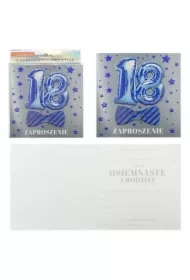 Zaproszenie Urodziny 18