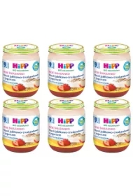 Moje Śniadanko Musli jabłkowo-truskawkowe z jogurtem po 9. miesiącu zestaw